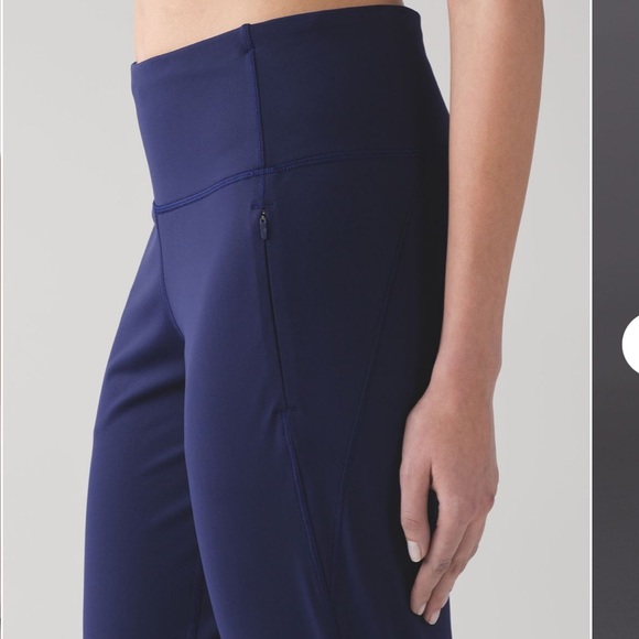 Lululemon Fresh Tracks Pant Hero Blue size 2 in EUC. - Picture 3 of 17